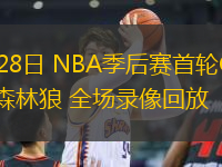 04月28日 NBA季后賽首輪G4 湖人vs森林狼 全場錄像回放